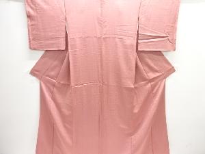 源氏車模様織り出し付け下げ色無地着物